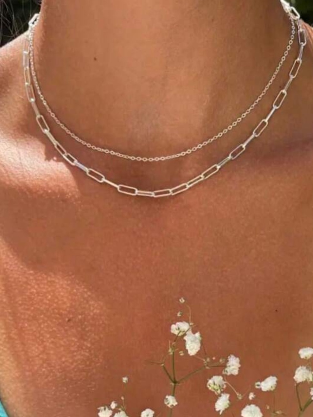 Layered necklace